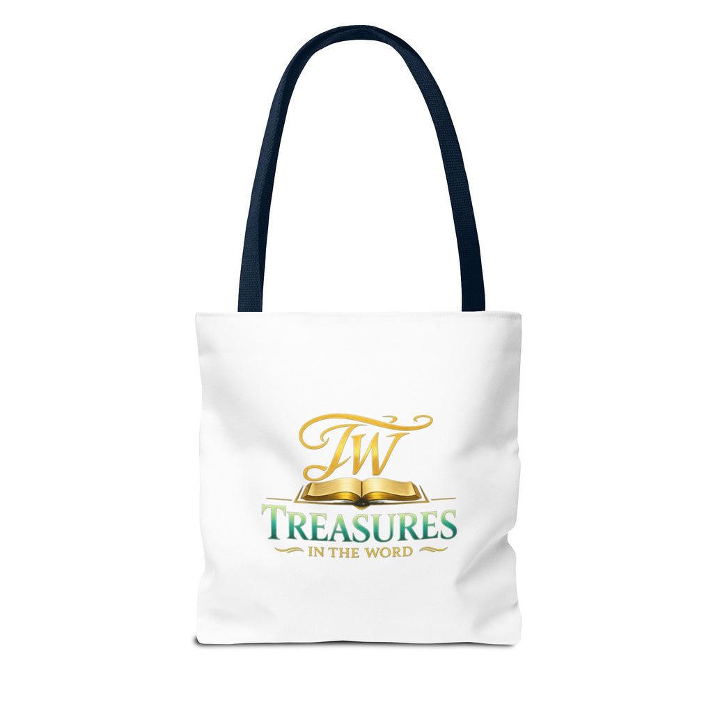 Bible Study Quote Tote Bag — "Studying the Bible is not about information, it's about revelation"