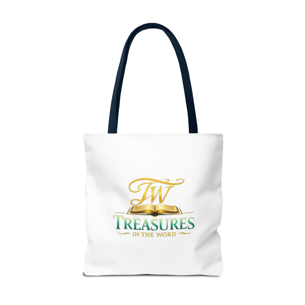 Bible Study Quote Tote Bag — "Studying the Bible is not about information, it's about revelation"