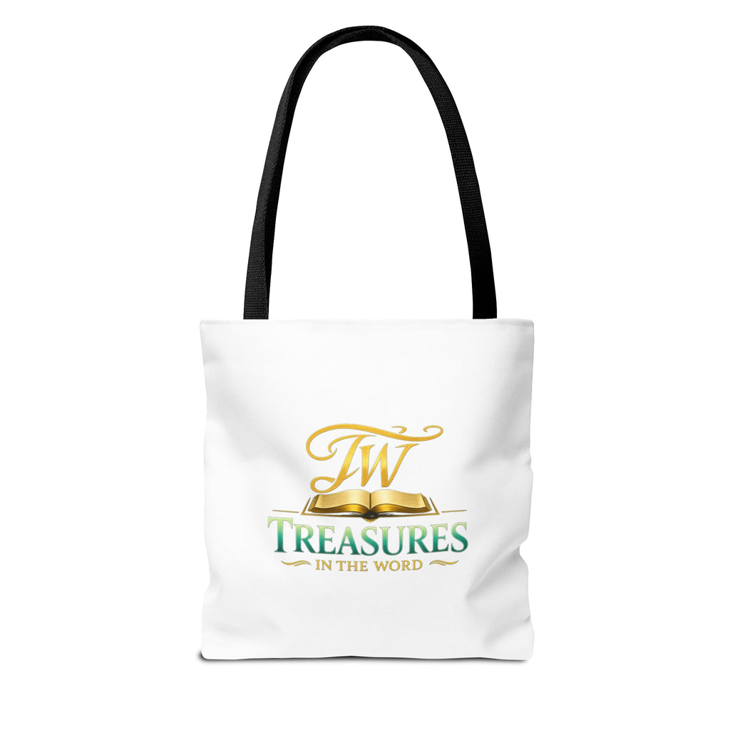 Bible Study Quote Tote Bag — "Studying the Bible is not about information, it's about revelation"