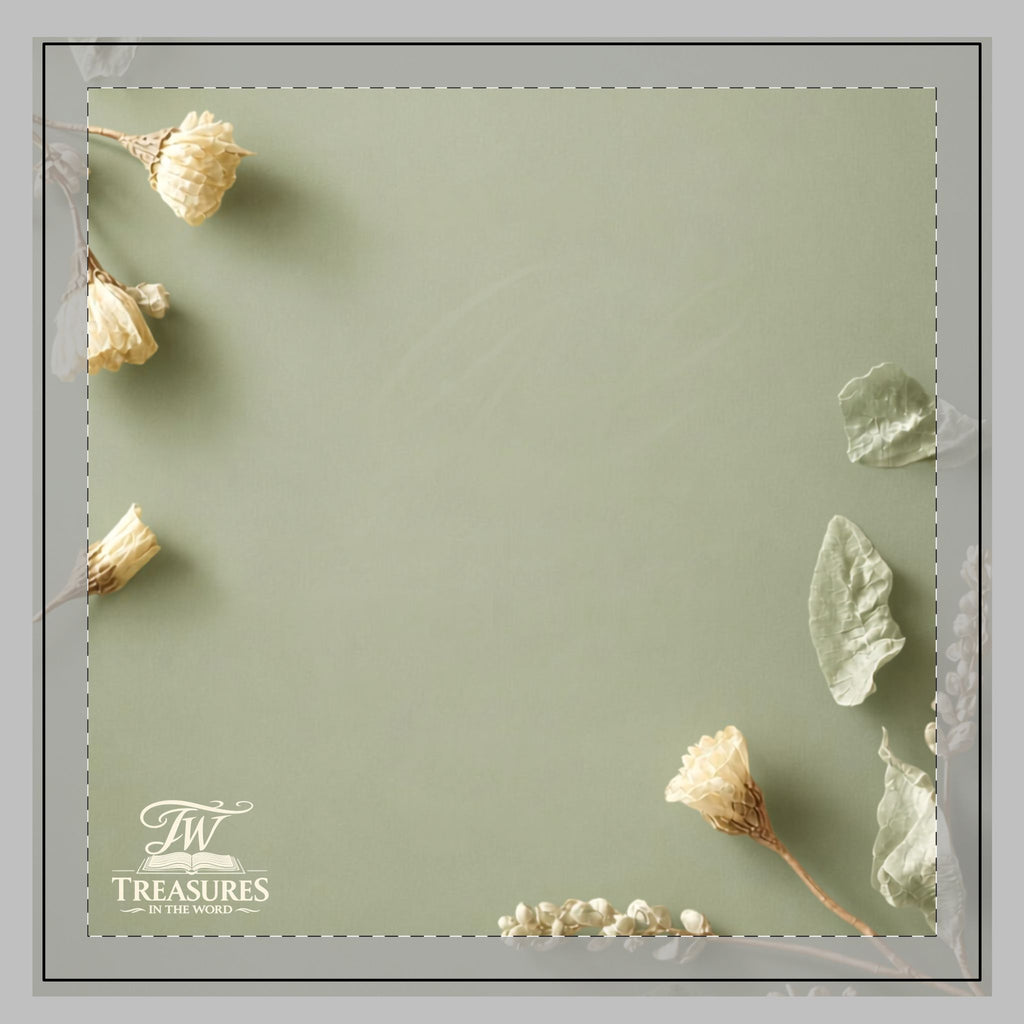 Sage Green Poly Twill Pillow — "I Have a God Who Wants to Spend Time With Me" Decorative Throw Pillow