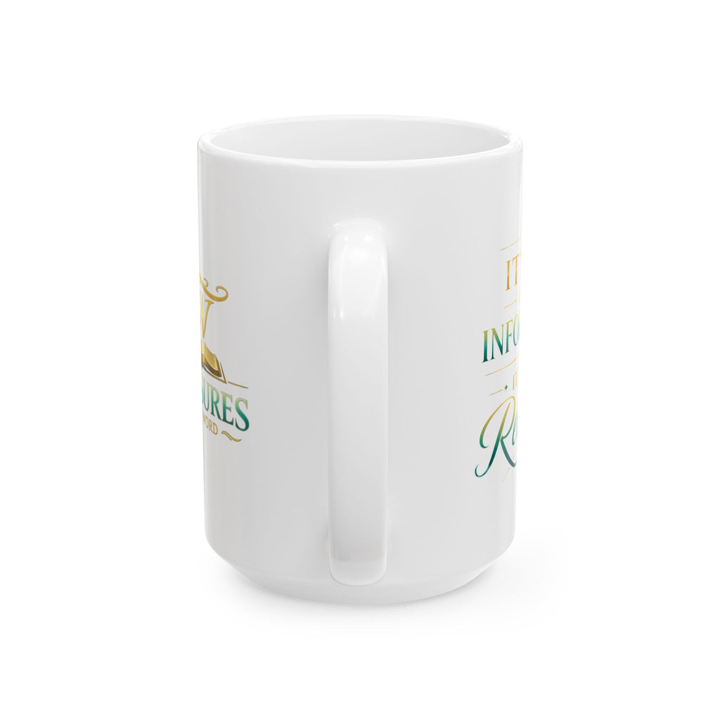 Bible Study Revelation Ceramic Mug — "Studying the Bible is not about information, it's about revelation"