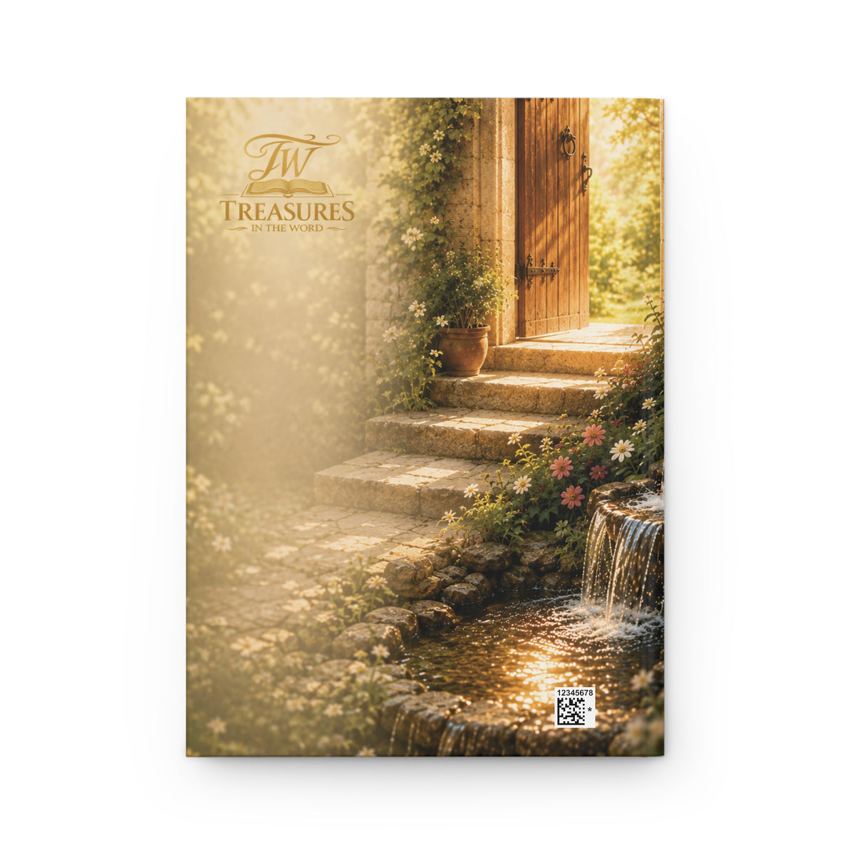 Hardcover Journal — "Joy Will Break Forth" Christian Verse Notebook