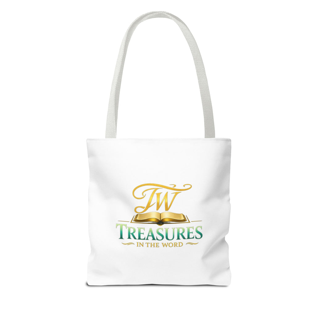 Bible Study Quote Tote Bag — "Studying the Bible is not about information, it's about revelation"