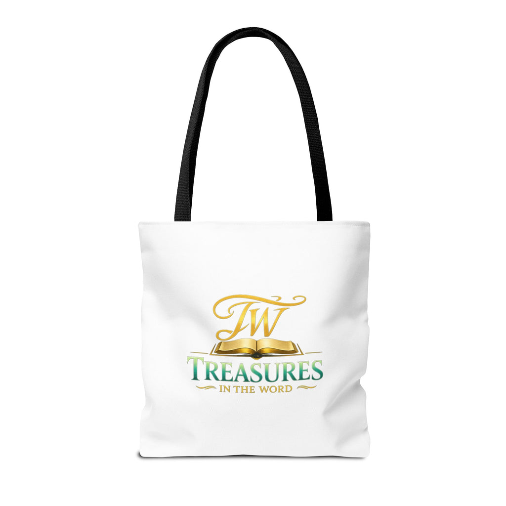 Bible Study Quote Tote Bag — "Studying the Bible is not about information, it's about revelation"