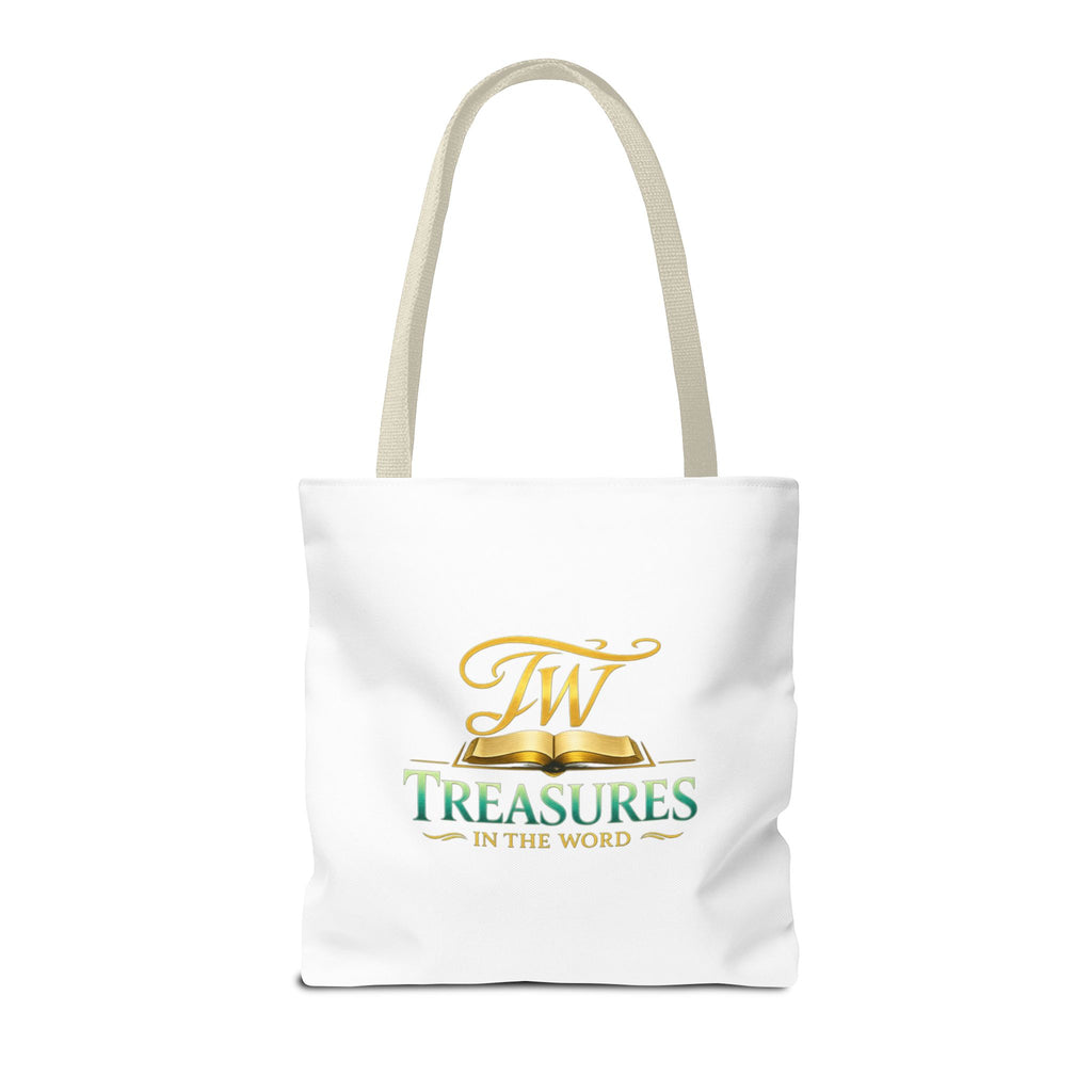 Bible Study Quote Tote Bag — "Studying the Bible is not about information, it's about revelation"