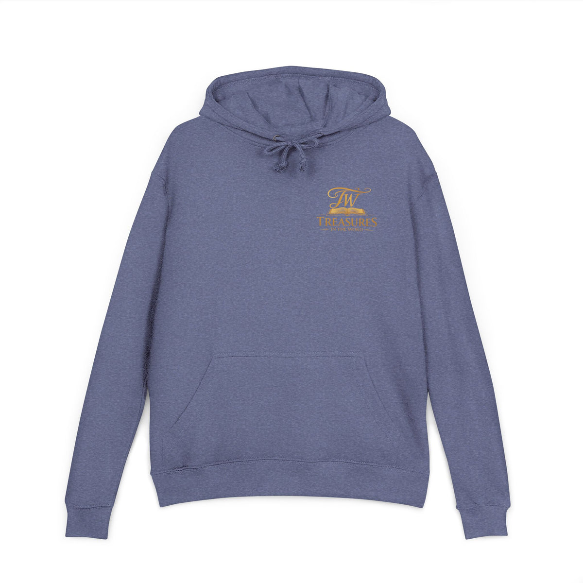 Hoodie — “My Natural + God’s Super = Supernatural” Gold-Print Christian Hoodie