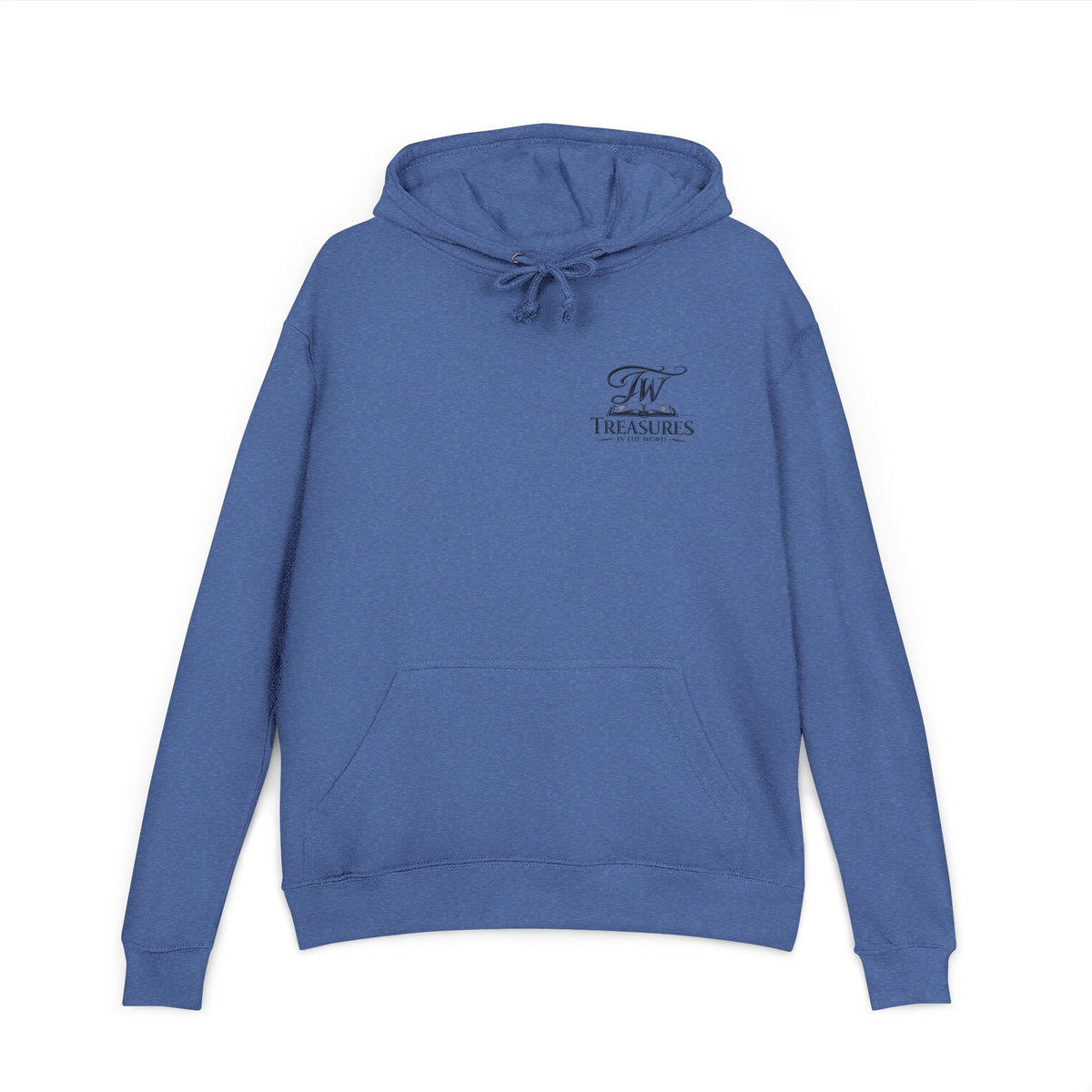 Hoodie — “My Natural + God’s Super = Supernatural” Gold-Print Christian Hoodie
