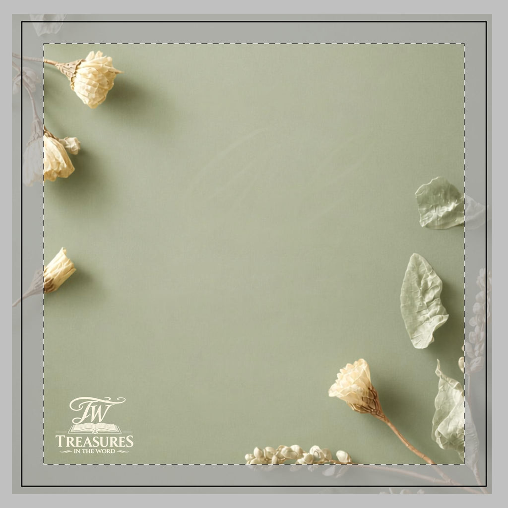 Sage Green Poly Twill Pillow — "I Have a God Who Wants to Spend Time With Me" Decorative Throw Pillow
