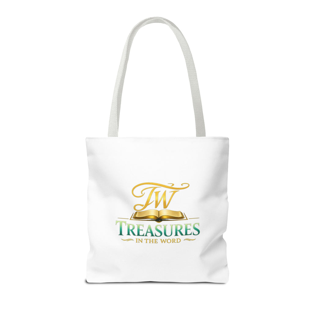 Bible Study Quote Tote Bag — "Studying the Bible is not about information, it's about revelation"