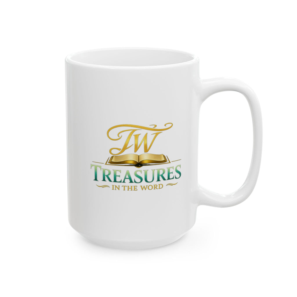 Bible Study Revelation Ceramic Mug — "Studying the Bible is not about information, it's about revelation"
