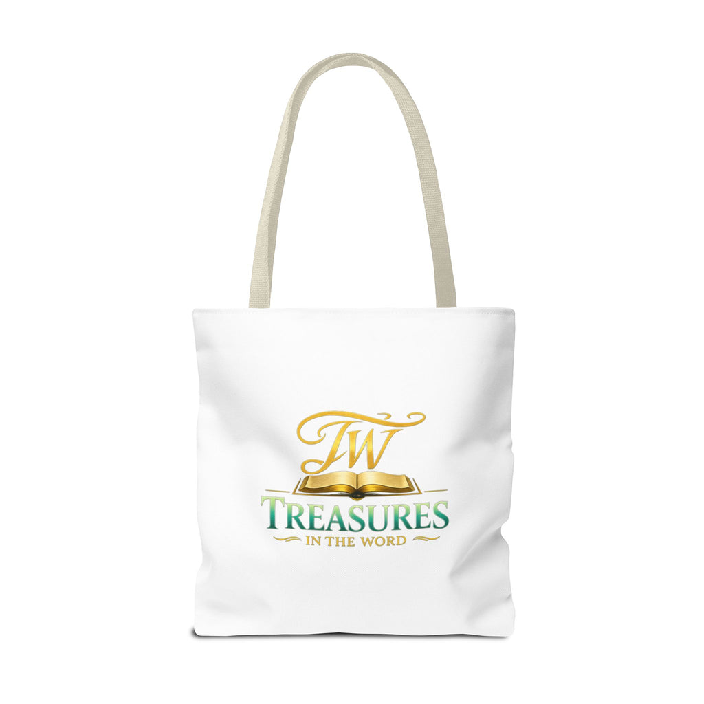 Bible Study Quote Tote Bag — "Studying the Bible is not about information, it's about revelation"